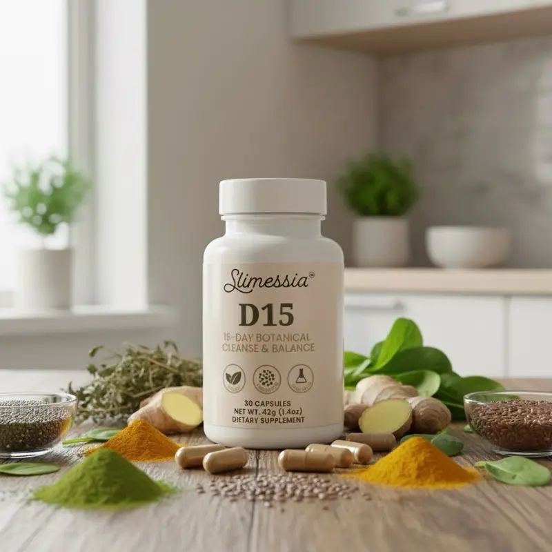 Simessia D-15 Botanical Balance 30 Capsules GMO Free Dietary Supplement Natural