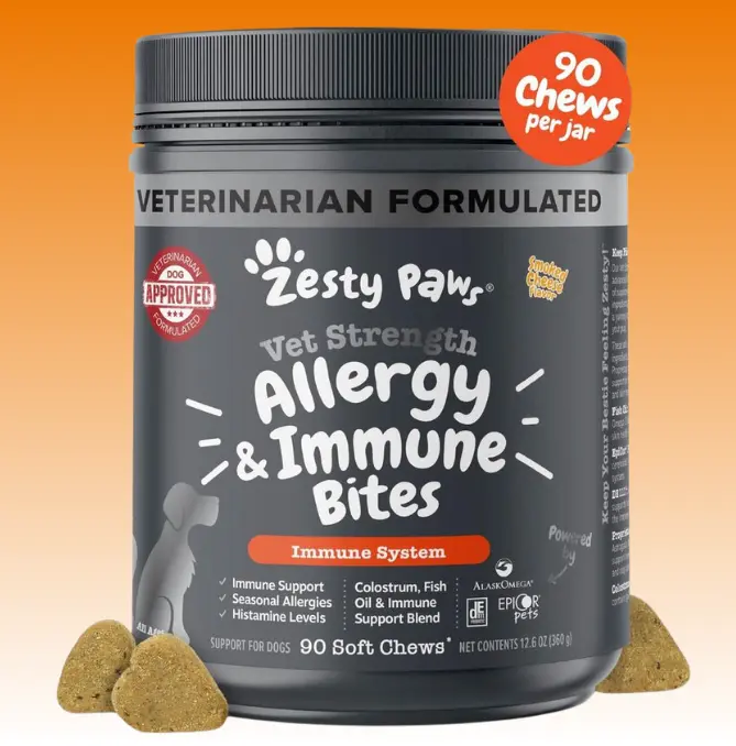 Vet Strength Allergy & Immune Bites™ for Dogs Canine Nutritional Supplement
