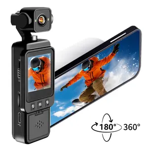 HD 1080P Sport Camera, Wearable Action Camera, 360° Rotating Wearable Body Cam,6x digital Zoom,IR Night Vision, Wide Angle,Streaming Camera,Outdoor Sport Pocket Camera,Sports DV for Skiing /Cycling /Hiking