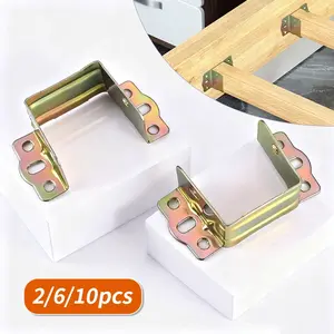 2/6/10pcs bed bracket, support frames for furniture fixation, hardware accessories easy to install, bed beam support bracket