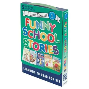 Funny School Stories: Learning to Read Box Set: A Box of 5 Books for Beginning Readers (I Can Read Level 1) by Various [Paperback Book]