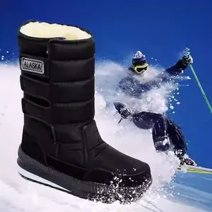 BDHJYDB Women'S Winter Snow Boots with Thickened Insulated PU Foam Upper & Non-Slip Rubber Sole - Heavy-Duty Warm Ski Boots with EVA Cushioned Insole, Arch Support & Traction Tread for Ice, Snow, and Outdoor Activities - Ideal for Skiing, Snowshoeing, and