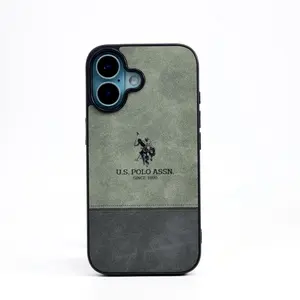 Suitable for iPhone 16 15 14 13 high-end environmentally friendly leather shockproof phone case