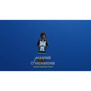 The Terrific Mr. Genius Superhero Movie Version Custom Brick Building Toy UV Printed