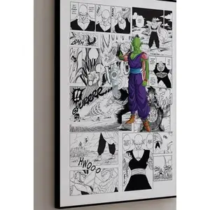 Manga Poster - Piccolo - Curated Manga Panels - Digital Print