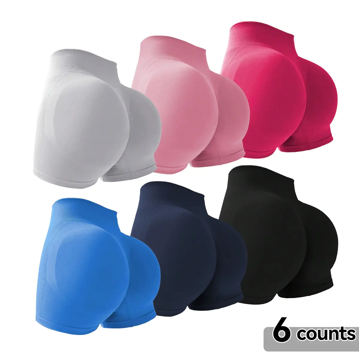 Light Gray+Pink+Rose+Blue+Navy+Black(Best Value)