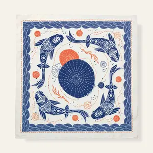 Koi Bandana | White