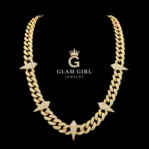 GLAM GIRL Black Panther Cuban Chain for Men and Women, Hip Hop Jewelry, Rapper Necklace, Jewelry Box, Ideal Anniversary Gift, Birthday Gift