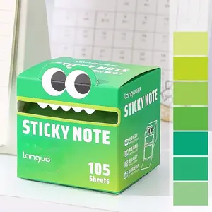 105 Pearl Self-Adhesive Sticky Notes, Funny Stickers, Transparent Pull-Out Memo, Cute Eye Design, Tear-Off Pages, School Office Desk Organizer, Color-Coded Replacement Pack