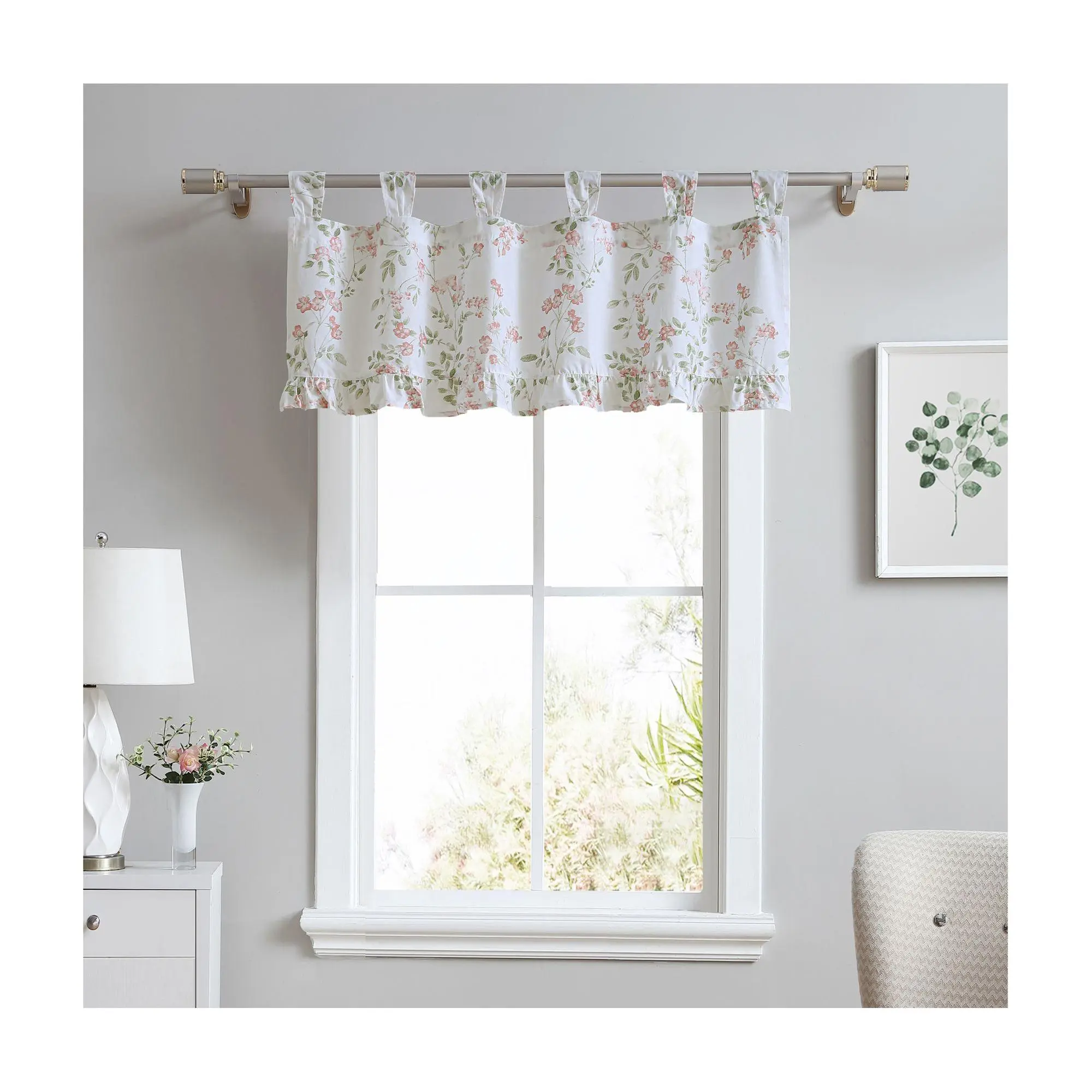 Laura Ashley Fawna 50X20 Floral Window Valance
