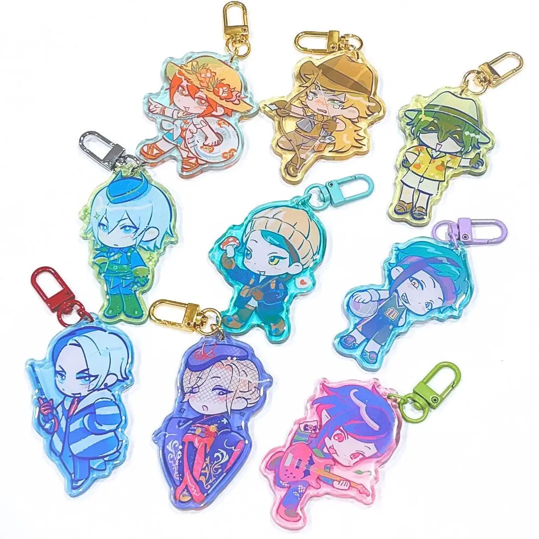 Twisted Wonderland Charm Acrylic Keychain, TDST keychain charms