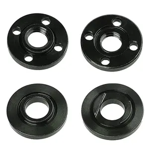 Set of 4 Grinder Flange Replacement Parts 5/8-11 Grinder Nuts, Angle Grinder Attachments Compatible with Dewalt Milwaukee Ryobi Makita Tool Tool Box
