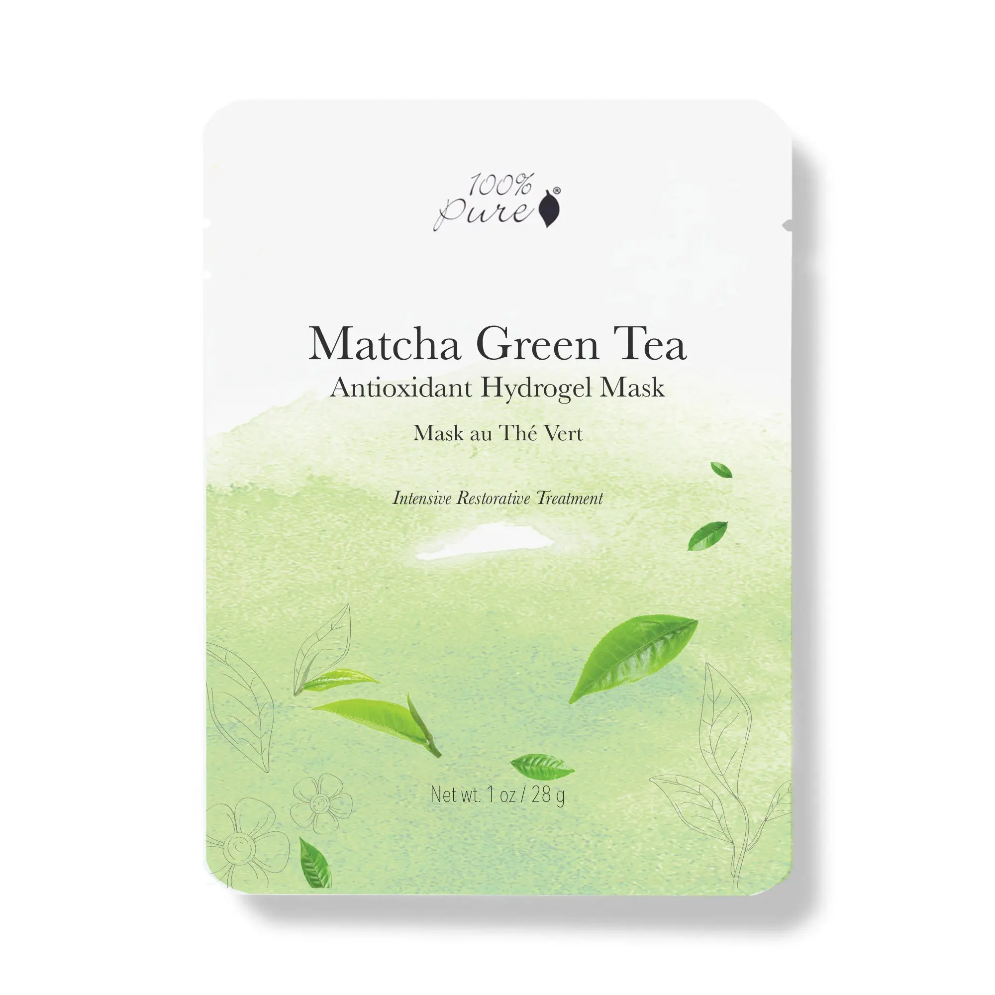 Matcha Green Tea Antioxidant Hydrogel Mask