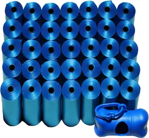 700-Count Dog Pet Waste Poop Bags, 35 Refill Rolls with Poop Bag Dispenser, Blue