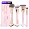 MAANGE 4-Piece Soft Cosmetic Brush Set, Makeup Brushes, Complexion Brush Set, Multifunctional Face Brushes for Daily Use and Travel #GLOBAL PICKS