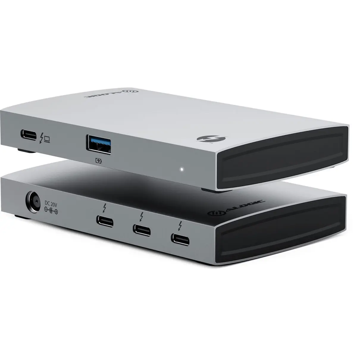 Alogic BLAZE Thunderbolt 4 Hub, Space Gray and Black
