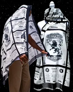 Names of God Bible Verse Scarf with Hebrew– Christian Gift for Men and Women Soft Lightweight Fabric for Prayer Study