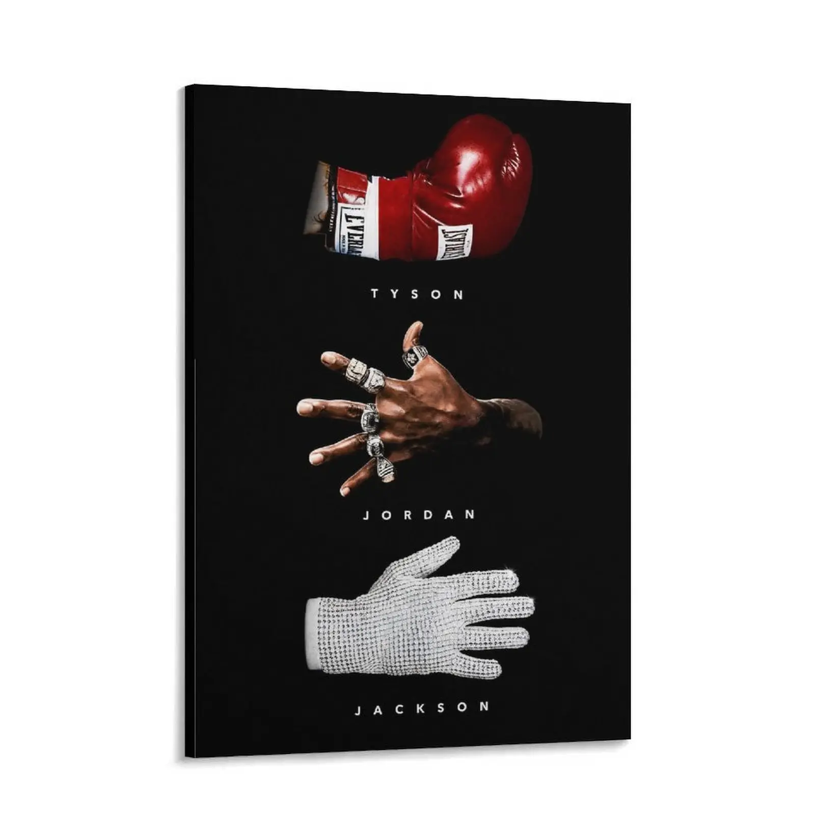 Sports Legends   Art, Tyson Jordan Jackson Icon Poster Print, GOAT Motivational  Decor for Man Cave, Office, Gym Room, Premium  Artwork for Sports Fans