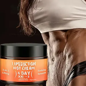 LIPOSUCTION 3-in-1 Heating Firming Body Contouring Cream 120g | Heating massage + firming and lifting + smoothing skin | 3-in-1 formula, can be used on the abdomen, thighs and body, Body Care Body Shaping Cream