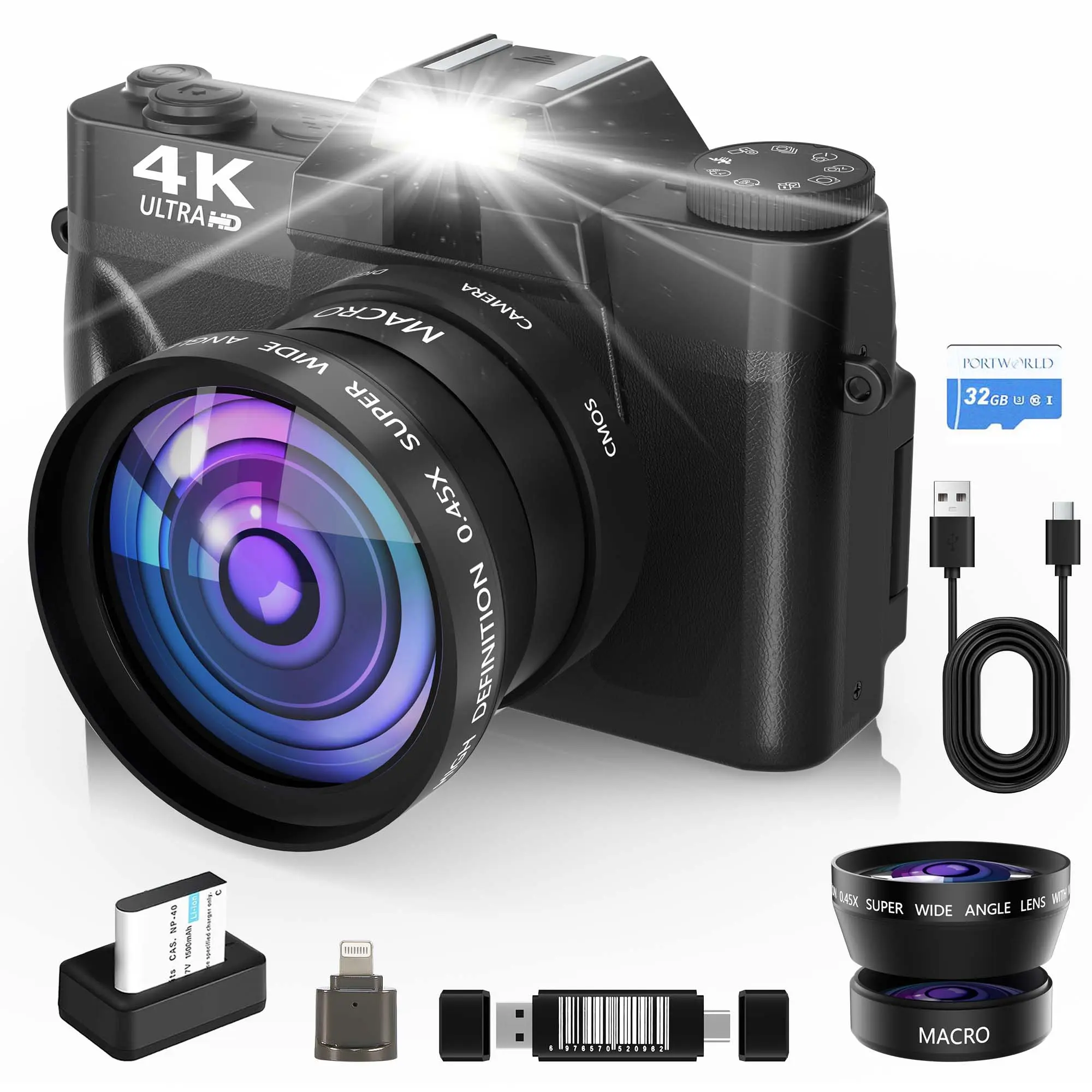 New camera,4Kdigicams,digital videocamera with 3 inch 180° Flip Screenvintage cameras,2014  affordable digitalcamera  ,Vlog camera,,powershot camera summerwins