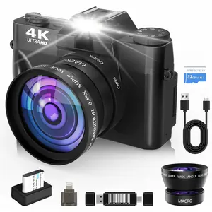 New camera,4Kdigicams,digital videocamera with 3 inch 180° Flip Screenvintage cameras,2014  affordable digitalcamera  ,Vlog camera,,powershot camera