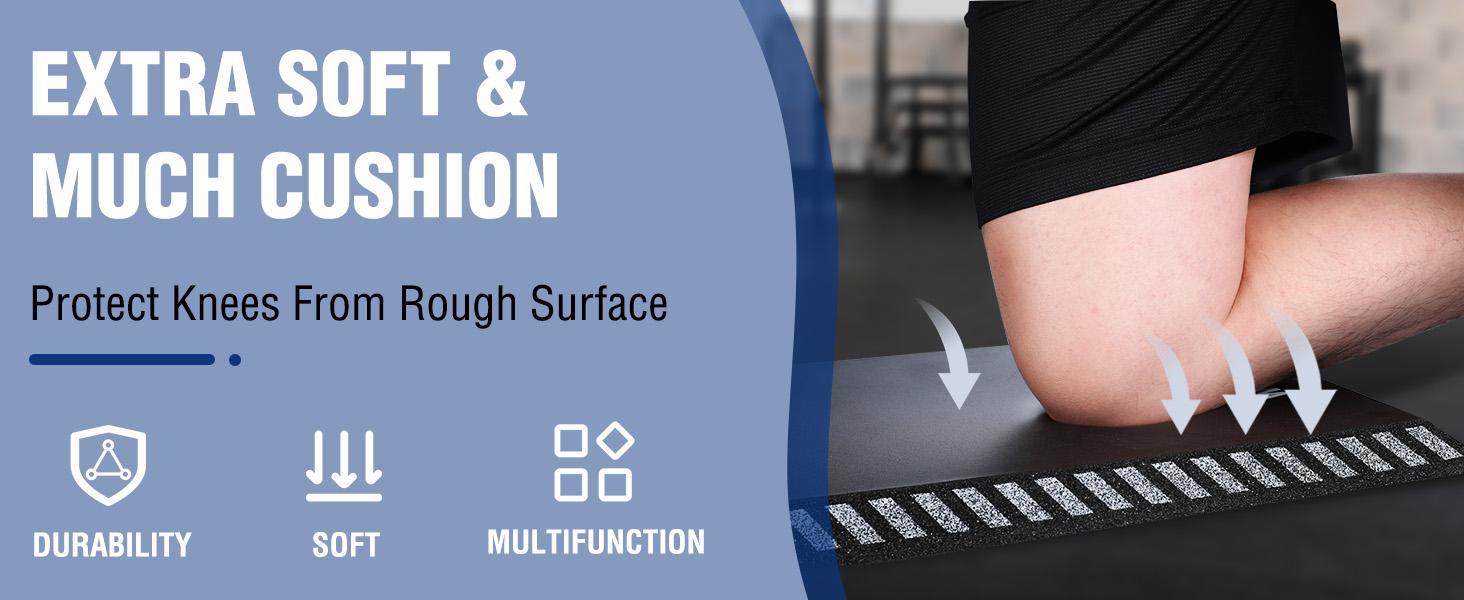 #SpringGlowUp WORKPRO Extra Thick Kneeling Pad, Soft Foam Knee Cushioning, Extra Large Foam Kneeler Mat for Auto-Repair, Gardening, Workout Supplies, 28 x 16 x 1.2in, Black