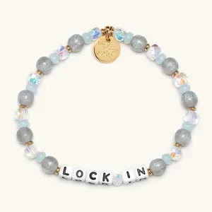 Lock In Beaded Bracelet