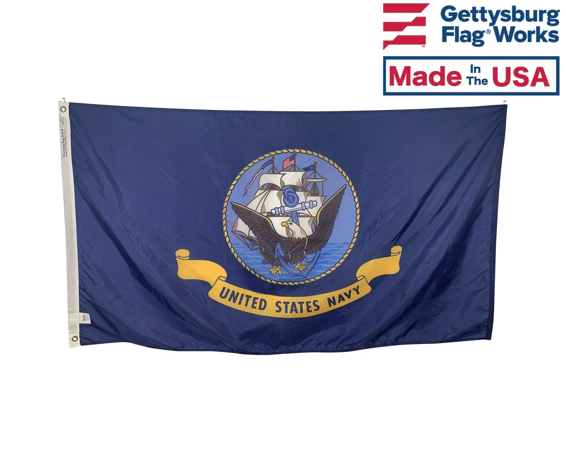 Gettysburg Flag Works - US Navy Flag - Official Seal Flag For Sale