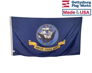 Gettysburg Flag Works - US Navy Flag - Official Seal Flag For Sale