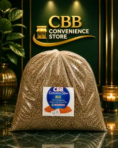 Cbb convenience Bulgur Wheat 6 lb - Blé Hatian Whole Grain Fiber Meal, Yon mamit BLE