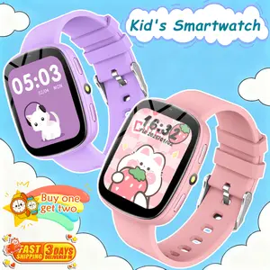 Kids smartwatch, buy 1 get 1 free product, built-in with 22 educational games, photo and video recording, flashlight, motion tracking, alarm clock, sleep monitoring functions, multiple color options - Children's Day, birthday gifts