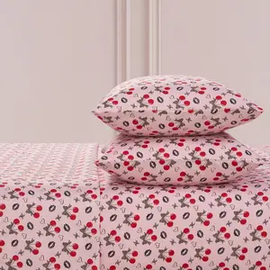 Juicy Couture Printed Microfiber Sheet Set