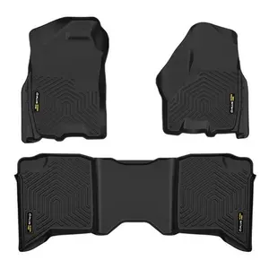 TPE Floor Mats Fit For 2013-2018 Dodge Ram 1500 2500 3500 Crew Cab All Weather