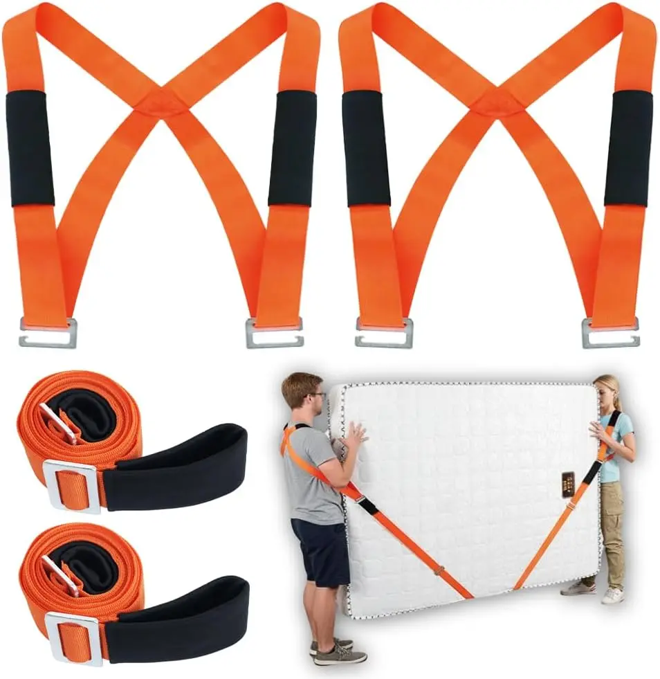 Moving Straps 2-Person Lifting and Moving Systems for Moving Furniture, Japard, Shoulder and Arm Lifting Heavy Appliances, Mattress Heavy Duty