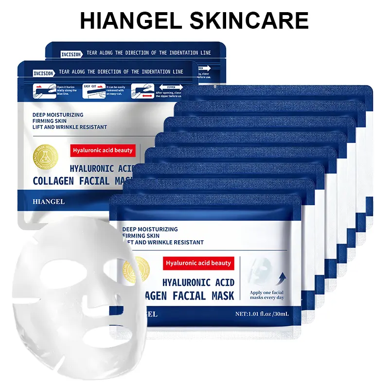 [WBF][HIANGEL] Deep Collagen Hydrogel Eye Patch Multi-Pack (7 Pairs), Korean Glass Glow Skincare Mask, Affordable Hydrating Moisturizer for Dry Skin, Anti-Aging, Firming, Depuffing Under-Eye Bags, Puffiness, Drooping Eyelids