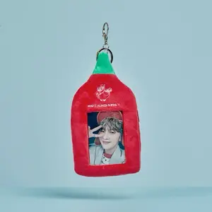 Mandu Deco Hot Sauce Plush Photocard Holder