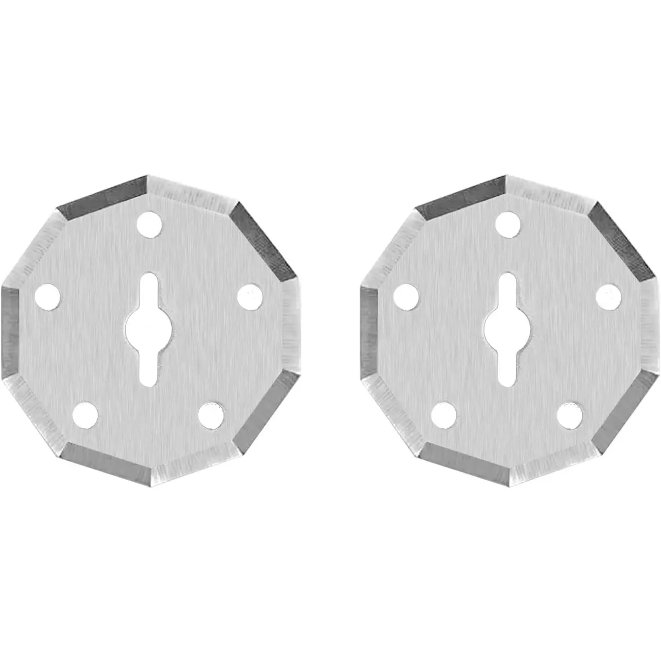 2 Pack Replacement Blades for 4V Electric Cutting Scissors, 1.5 Inch Zip Snip Cutter Spare Blades Compatible with Multiple Electric Cardboard Cutters, Durable Cutting Accessories for Paper, Cardboard Trimming Work