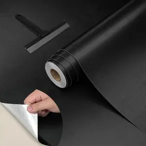 Peel and Stick Solid Color Wallpaper 15.7"x78.7" Upgraded Aluminum Foil Backing, Waterproof Self Adhesive Contact Paper for Kitchen Countertops Furniture Cabinets Walls Home Renovation