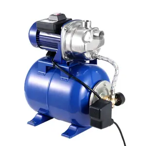 Garvee High-Efficiency Stainless Steel Shallow Well Jet Pump with Pressure Tank – High-Capacity Automatic Water Booster, 130ft Max Lift, 20ft Suction, Pressure Switch – Heavy-Duty, Corrosion-Resistant – Ideal for Home, Garden, Irrigation, and Farm