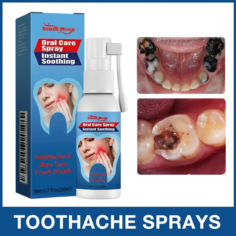 Unscented Plain Antibacterial Oral Care Spray (20g) - Aids in Cavity Prevention, Sensitive Relief, Fresh Breath, Soothes Teeth, Gum Discomfort Soothing, Maintain Oral Health, Gentle Daily Care