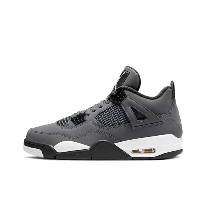 High top leather basketball sneakers dark gray white layered midsole upper aesthetic popular daily wear memory foam all day comfy wide feet friendly outdoor vacation lightweight cushioned non slip unisex walking footwear trendy youth street staple viral