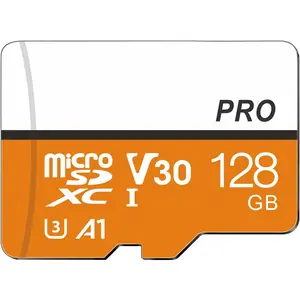 128GB  SDXC UHS-I U3 V30 A1 Memory Card - High Speed TF Card for Phone, Camera