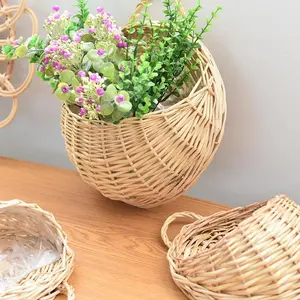 Practical Pot Plants Holder Pastoral Flower Hanging Basket