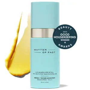 MATTER OF FACT Wrinkle + Texture Concentrate, Anti-Aging Skincare Serum with Retinol & Vitamin C for Smoother, More Radiant Skin, 30mL / 1.0 Fl Oz