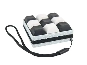 9 KEY  Picky Party Clicky Keychain - you customize Tactile Switch