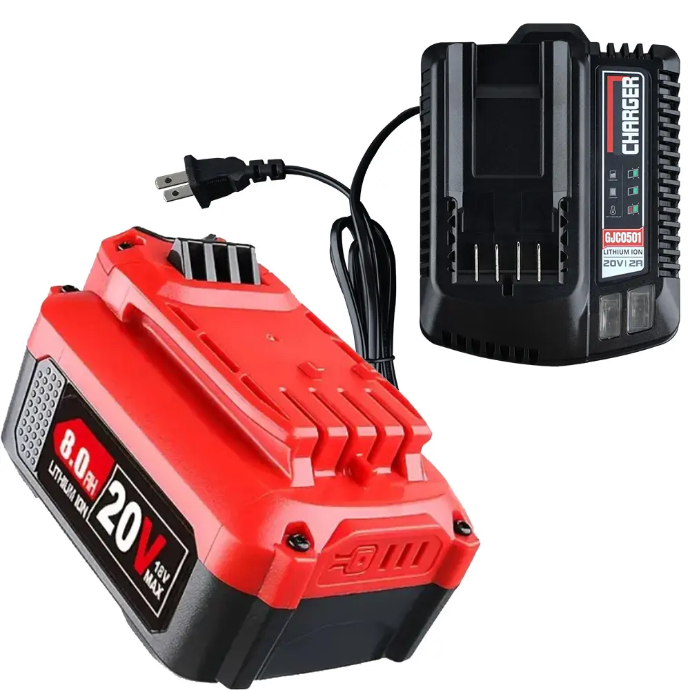 8.0Ah Replacement Craftsman 20V Battery and Charger Set for V20 Series CMCB202 CMCB204 Cordless Tools 8.0Ah Replacement Craftsman 20V Battery and Charger Set for V20 Series CMCB202 CMCB204 Cordless Tools