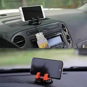 1pc Car phone holder, rotating base, car desktop dashboard, navigation phone, 360 degree silicone center console stand, Car Cellphone Mount, Car Gadgets