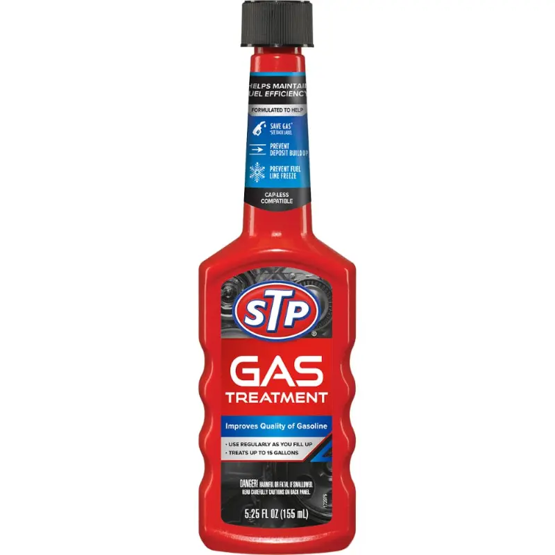 6-Pack STP Gas Treatment (5.25 oz Each) - Boost Engine Performance, Cleans and Protects Fuel System, Reduces Emissions, Improves Mileage & Combustion Efficiency, Prevents Costly Repairs, Automotive Maintenance Fluid Bulk Bundle