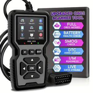 Advanced Obd2 Scanner Diagnostic Tool, Automotive Scan Tool, 2.9'' Full Color LCD, 10-Language Support, Live Data Stream, USB-Powered, Fits Cars Since 1996