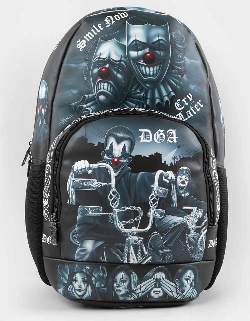 DGA Homies Clowning Backpack, Black Combo